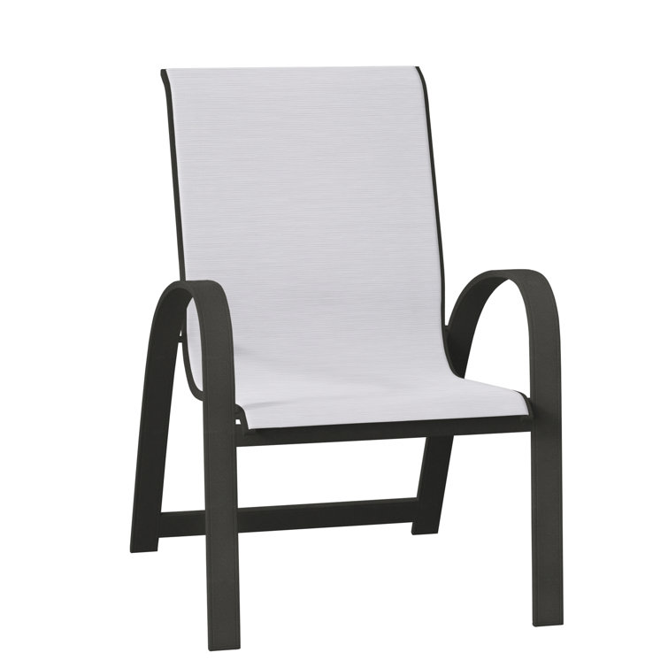 Stackable slingback 2025 patio chairs